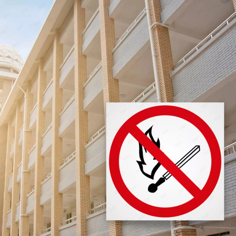 ‣ Rótulo: Prohibido hacer fuego... | SIGO