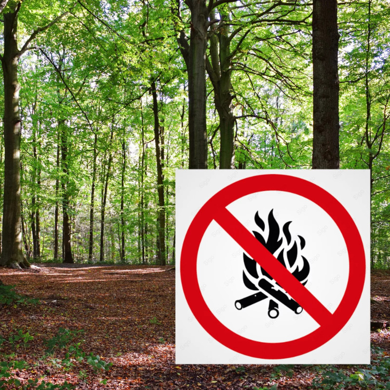 ‣ Rótulo Prohibido Fuego Abierto... | SIGO