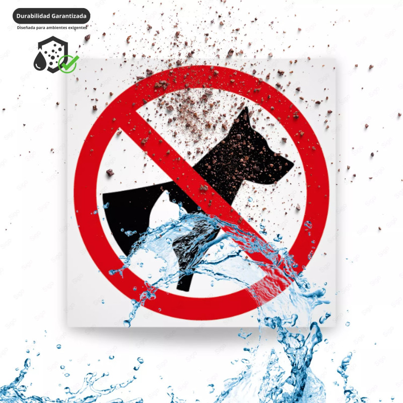 ‣ Rótulo Prohibición: No Ingreso con Animales | SIGO