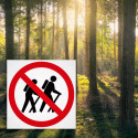 ‣ Rótulo Prohibición: No Excursionistas | SIGO