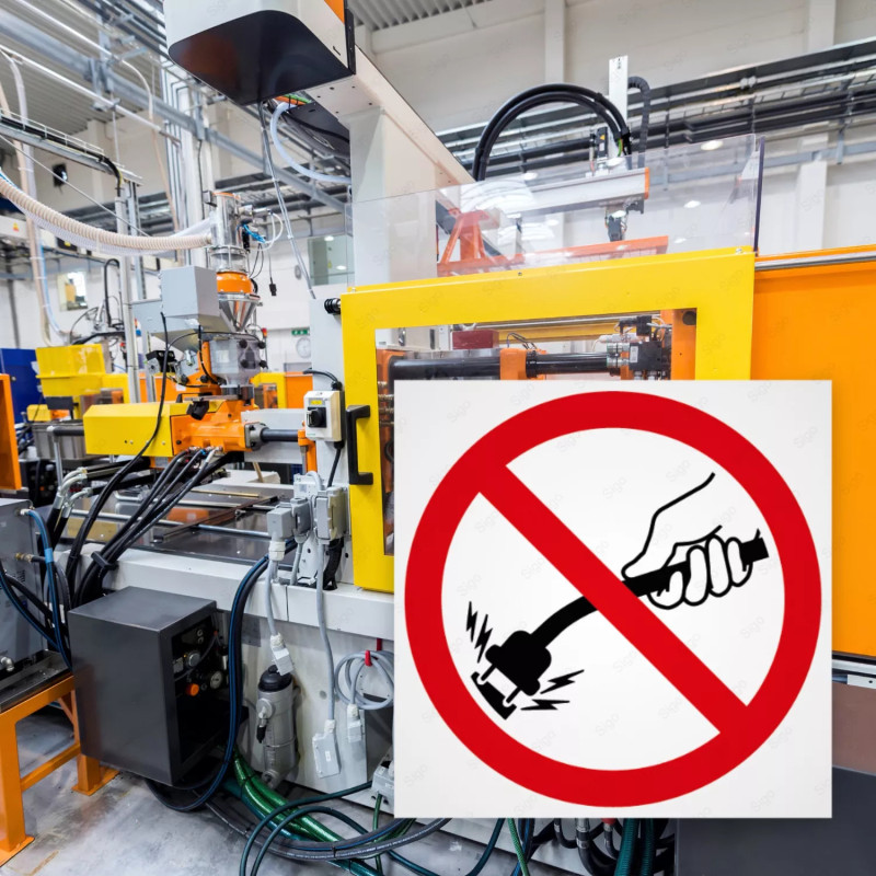 ‣ Prohibido tirar del cable - Rótulo | SIGO