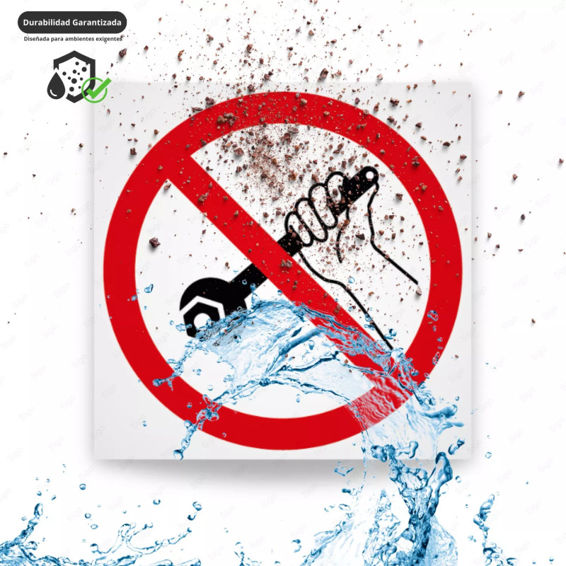 ‣ Rótulo: Prohibido reparar sin autorización... | SIGO