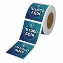 ‣ Rollo de Calcomanía Cuadrada Personalizada | SIGO