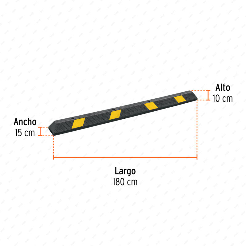‣ Tope 55cm estacionamiento, Truper | Truper
