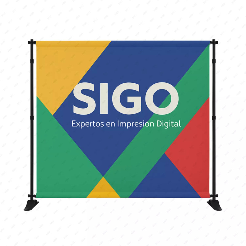 ‣ Pared Promocional Autoajustable para Eventos | SIGO