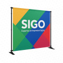 ‣ Pared Promocional Autoajustable para Eventos | SIGO