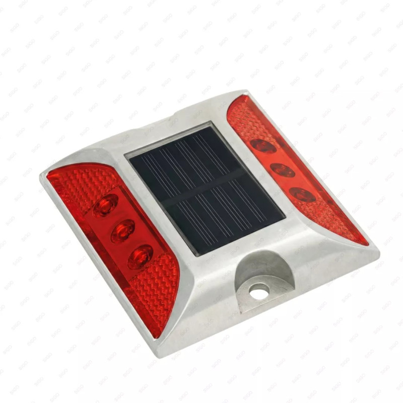 ‣ Vialeta Solar de Aluminio Luz Roja Vial | SIGO