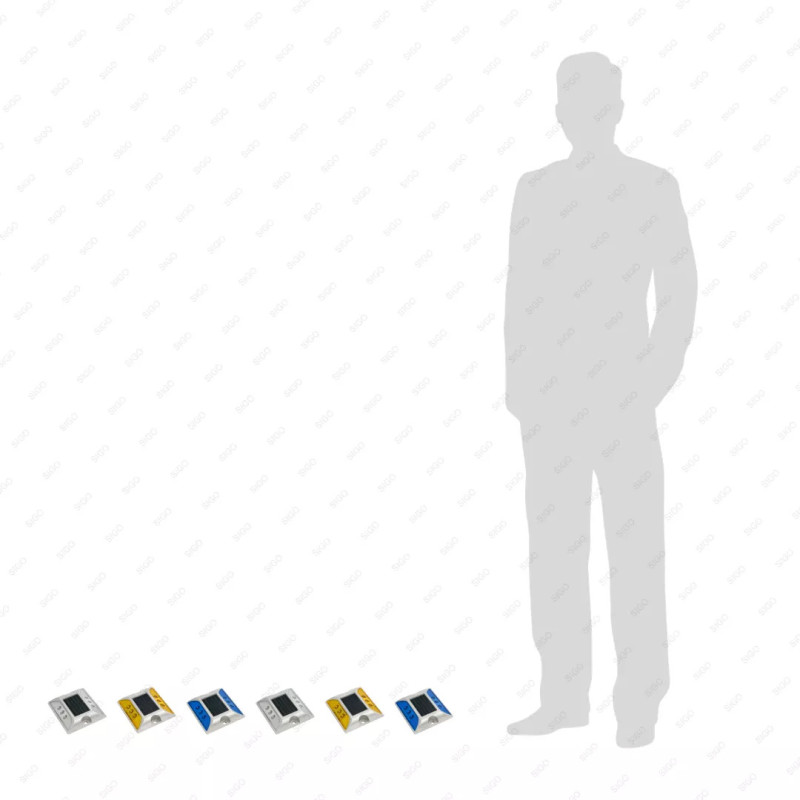 ‣ Vialeta Solar de Aluminio Luz Verde | SIGO