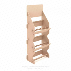 ‣ Exhibidor MDF para Vino Elegante y Resistente | SIGO