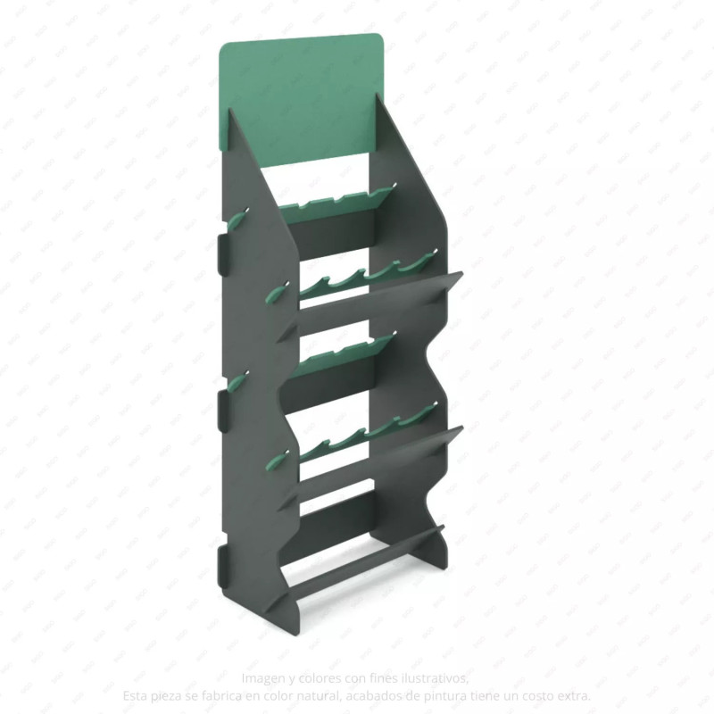 ‣ Exhibidor MDF para Vino Elegante y Resistente | SIGO