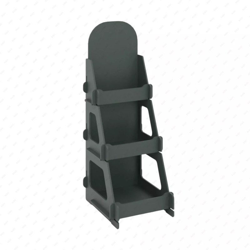 ‣ Exhibidor MDF 3 niveles para productos | SIGO