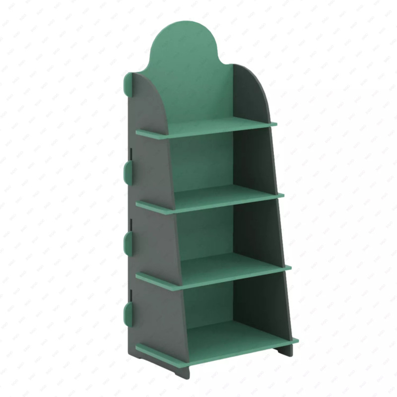 ‣ Exhibidor MDF 4 Niveles para Punto de Venta | SIGO