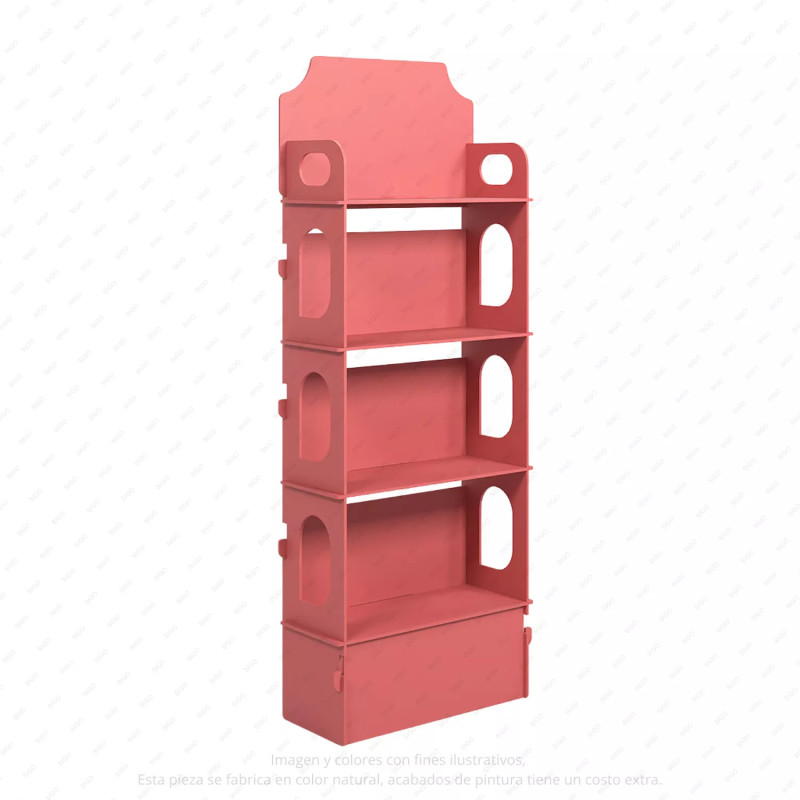 ‣ Exhibidor MDF Torre 4 Niveles con Arcos | SIGO