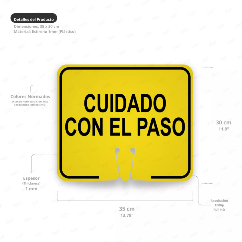 ‣ Piso Resbaladizo... seguro y antideslizante | SIGO