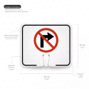 ‣ Prohibido Girar Izq... | Señal de Tráfico | SIGO