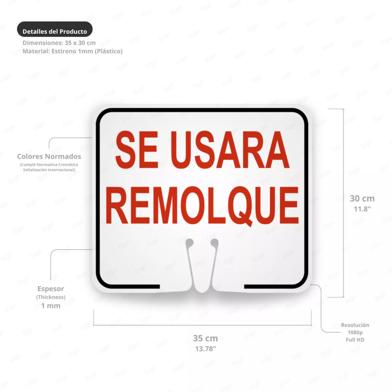 ‣ Se Usará Remolque para Transporte Eficiente | SIGO