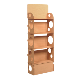 ‣ Exhibidor MDF Torre 4 Niveles con Diseño Moderno | SIGO