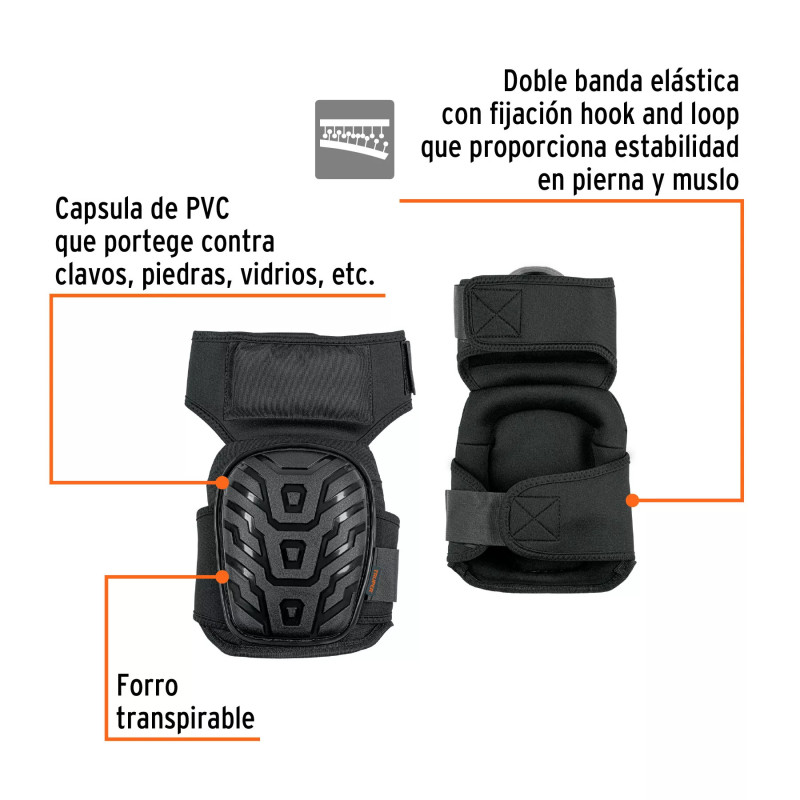‣ Rodilleras de Gel TRUPER Antideslizantes | SIGO