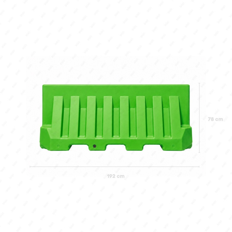 ‣ Separador Vial Tipo Jersey Verde Resistente | SIGO