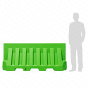 ‣ Separador Vial Tipo Jersey Verde Resistente | SIGO