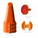 ‣ Barrera Vial Anidable 112 cm - Naranja | SIGO