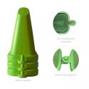 ‣ Barrera Vial Anidable 112 cm - Verde | SIGO