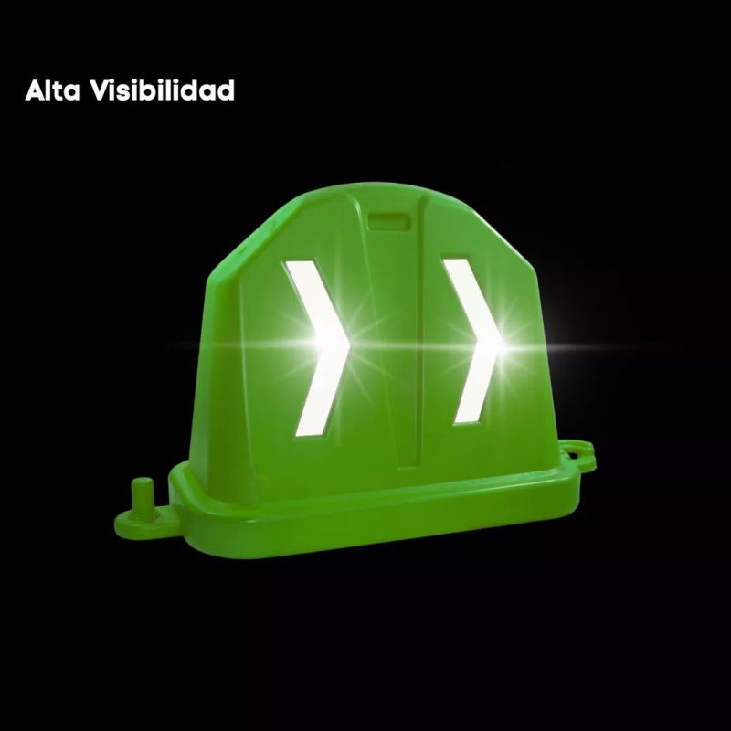 ‣ Barrera Vial Anidable 112 cm - Verde | SIGO