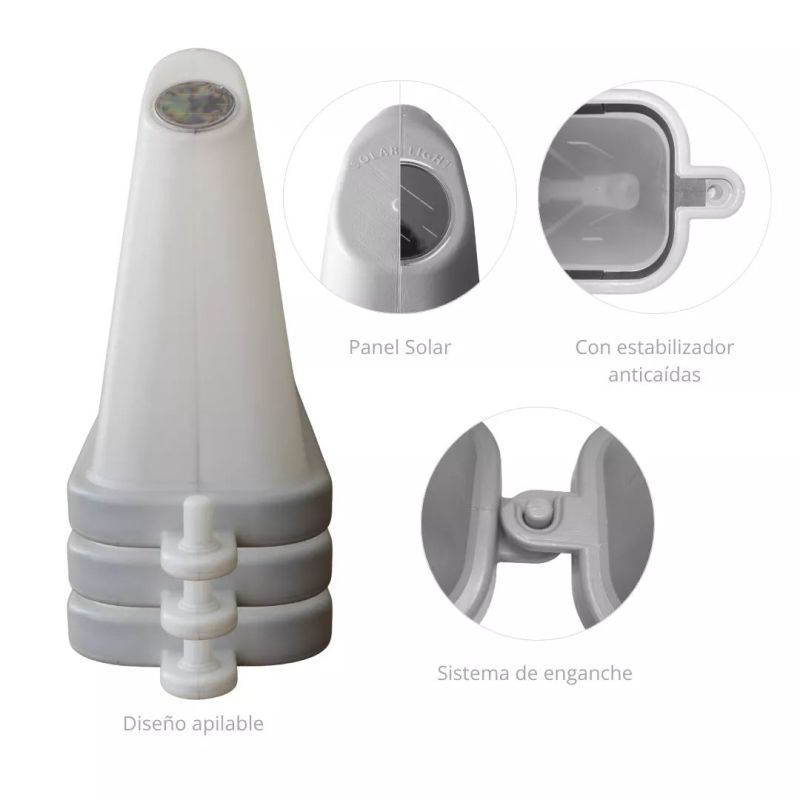 ‣ Barrera Vial Anidable 112 cm - Optimiza Transporte | SIGO
