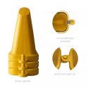 ‣ Barrera Vial Anidable 112 cm Amarillo | SIGO