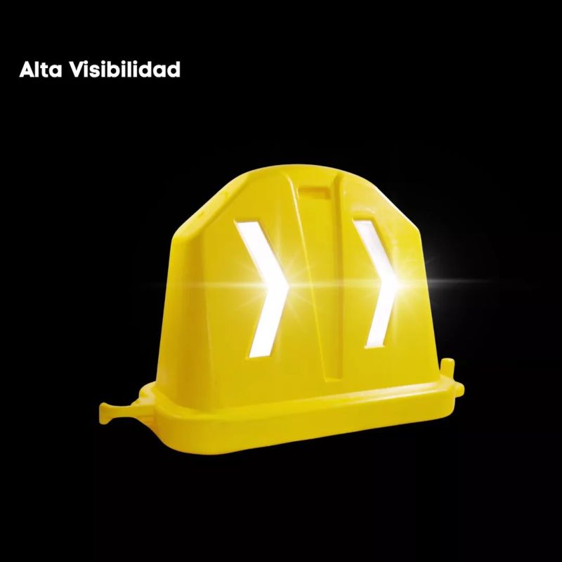 ‣ Barrera Vial Anidable 112 cm Amarillo | SIGO