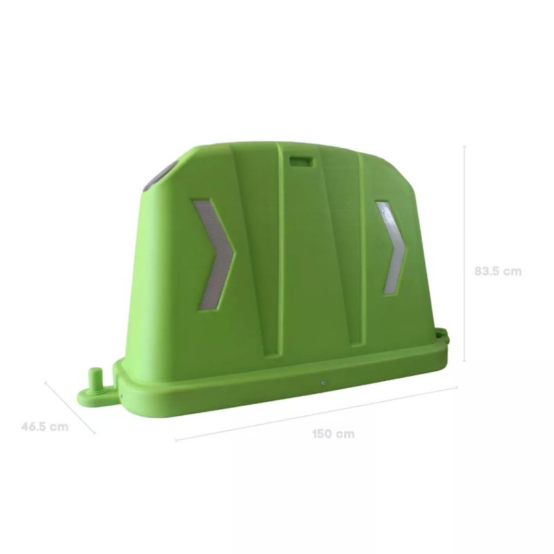 ‣ Barrera Vial Anidable 150 cm - Verde | SIGO