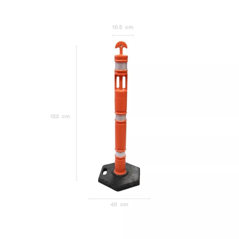 ‣ Poste Delimitador Vial 112 cm para separación | SIGO