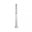‣ Poste Delimitador Vial 125 cm con Luz Solar | SIGO