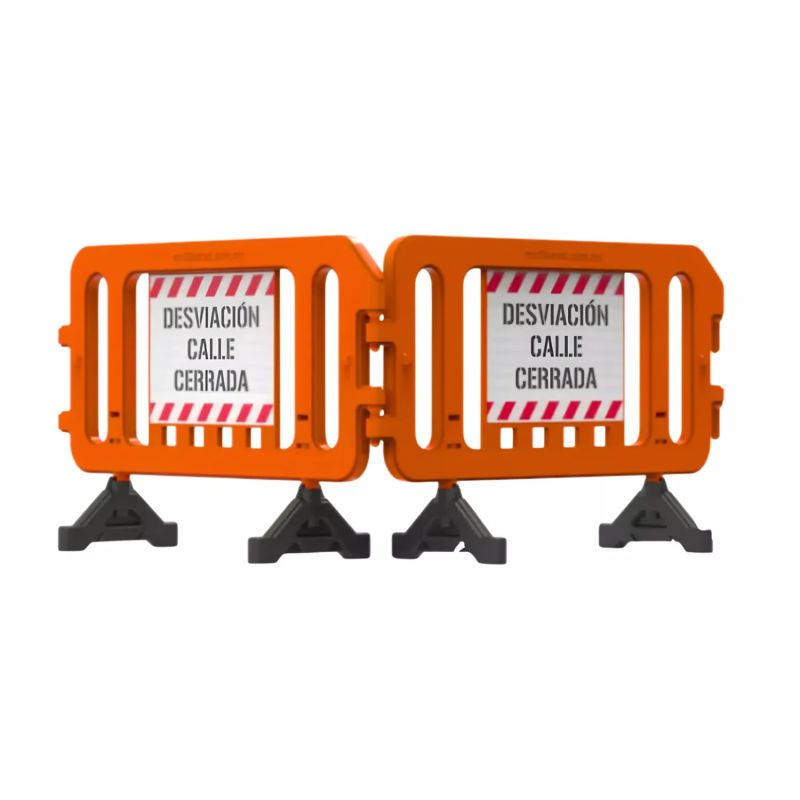 ‣ Barrera Vial Plástica Multiusos 160 cm | SIGO