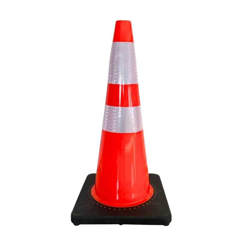 Cono Vial de Tráfico | Naranja 28″