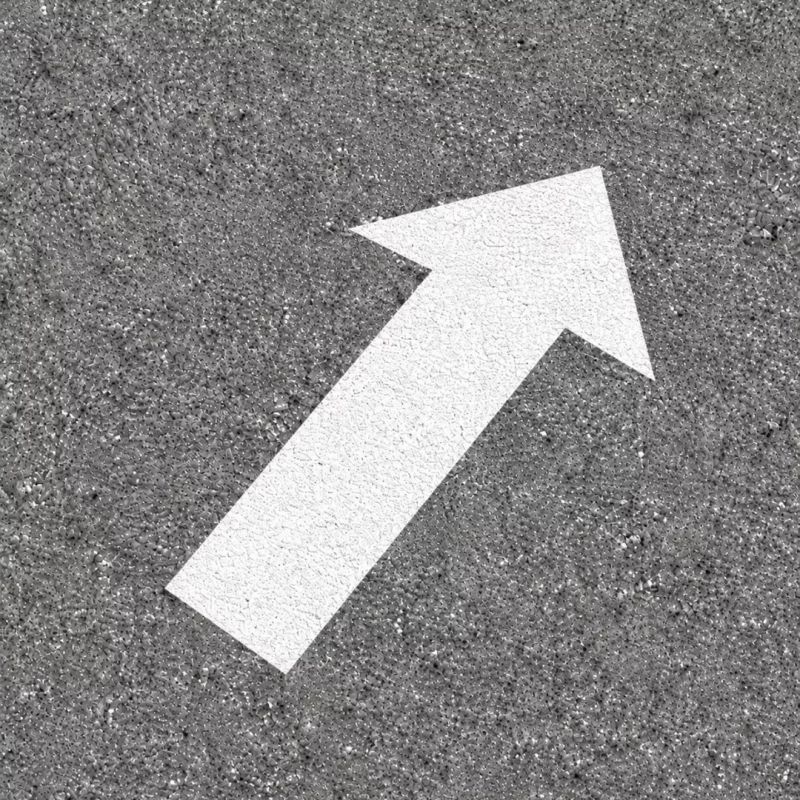 ‣ Pintado de Flecha Recta Direccional | Sigo