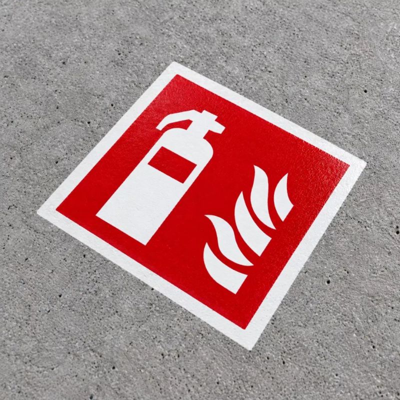 Servicio de Pintado Zona Seguridad Extintor perspectiva