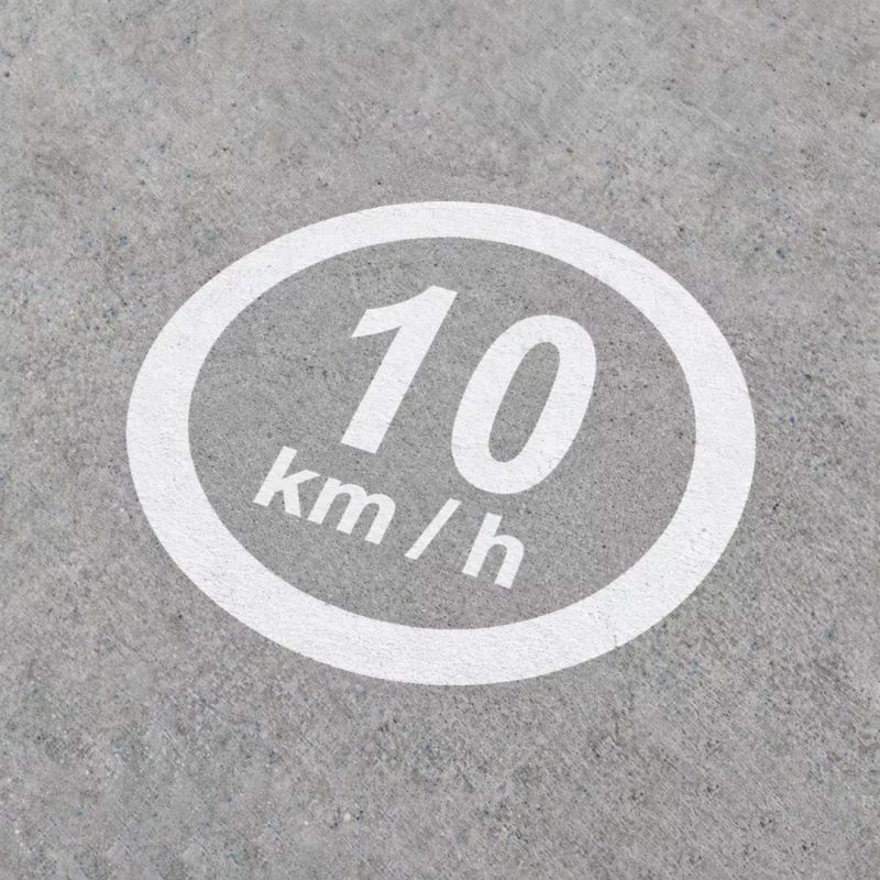 ‣ Señalización Horizontal 10 km/h Personalizada | SIGO