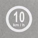 ‣ Señalización Horizontal 10 km/h Personalizada | SIGO