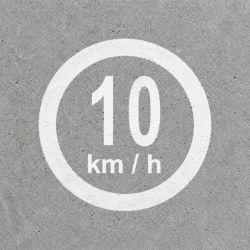 ‣ Señalización Horizontal 10 km/h Personalizada | SIGO