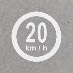 ‣ Señalización Horizontal 20 km/h | SIGO