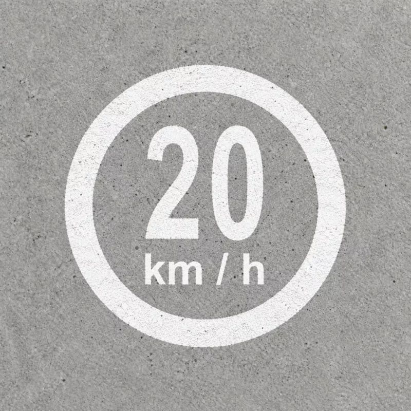 ‣ Señalización Horizontal 20 km/h | SIGO