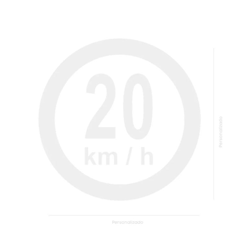 ‣ Señalización Horizontal 20 km/h | SIGO