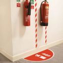 Servicio de Pintado Zona Seguridad Extintor Media Luna