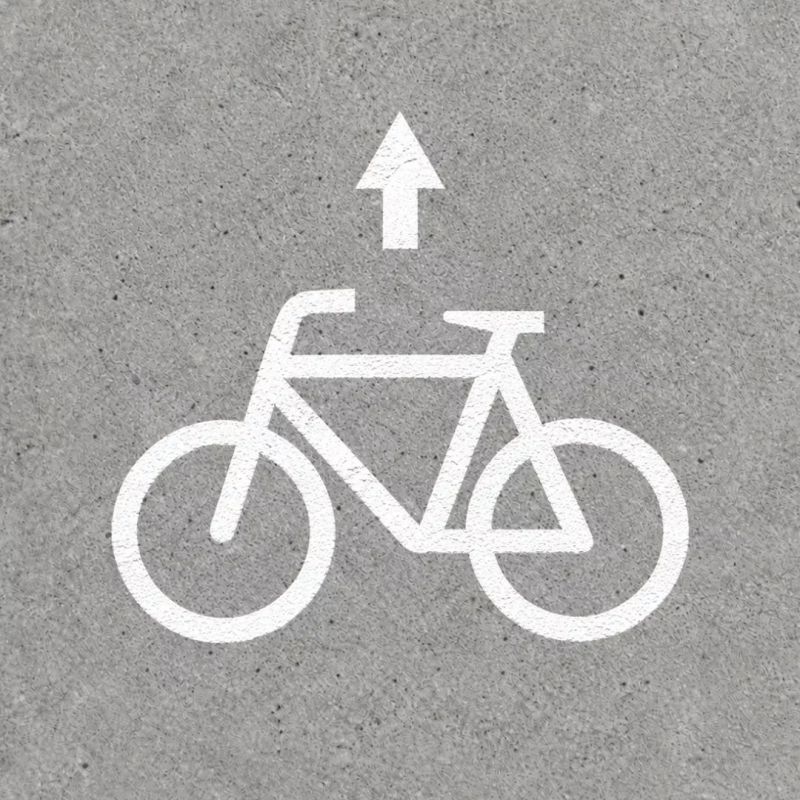 ‣ Señalización Ciclovía con Pintura | SIGO