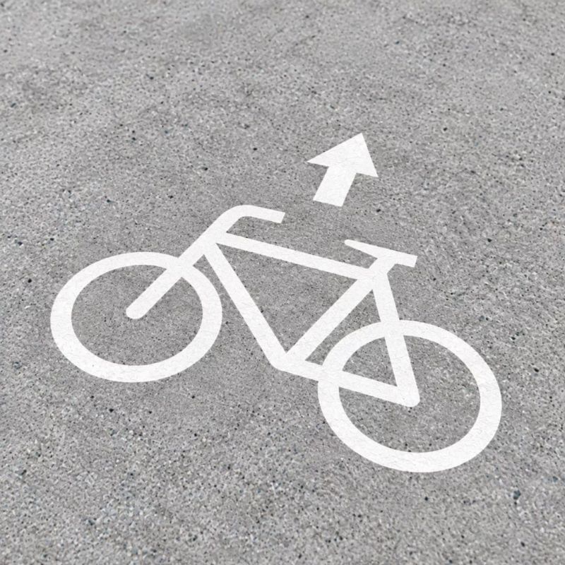 ‣ Señalización Ciclovía con Pintura | SIGO