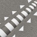 Servicio de Pintado Túmulo reductor de Velocidad Blanco perspectiva cenital