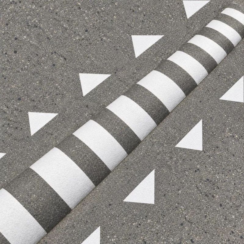 Servicio de Pintado Túmulo reductor de Velocidad Blanco perspectiva cenital