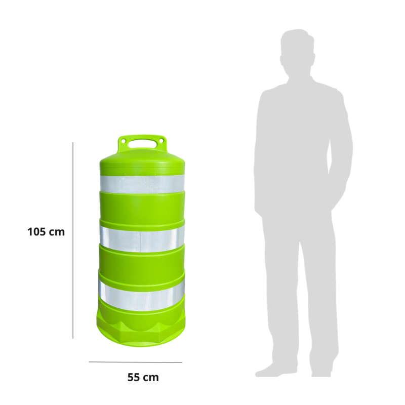‣ Trafitambo Vial Verde Neón Alta Visibilidad | SIGO