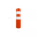 ‣ Hito Vial Flexible 29.92" para Seguridad | SIGO